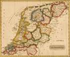 Holland Netherlands 1817 Vintage Print