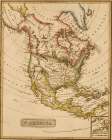 North America 1817 Vintage Print