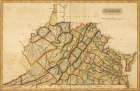 Virginia 1817 Vintage Print
