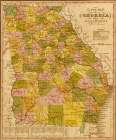Georgia 1844 Vintage Print