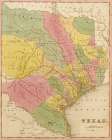 Texas 1844 Vintage Print