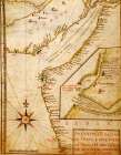Portuguese Port of Goa in India 1630 Vintage Print