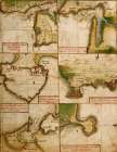Portuguese Ports in Portugal and Spain 1630 Vintage Print
