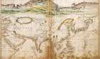 Asia 1630 by the Portuguese Vintage Print