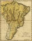 Brazil New Portugal 1814 Vintage Print