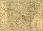 Arkansas 1895 Vintage Print
