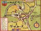 Lancaster England Vintage Print