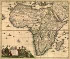 Africa 1740 Vintage Print