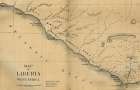 American Colonization Map of Liberia Vintage Print