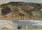 Breakwater of San Sebastian Art Print