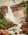 Nevada Fall-Yosemite from On Sunset Highways 1921 Art Print