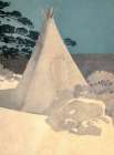 Tee-pee from Story of Hiawatha 1910 Art Print
