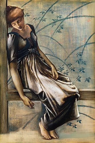 The Briar Rose Series-Study for The Garden Court Européen reproduction