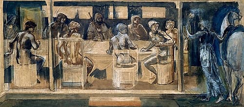 Quest for the Holy Grail-Study for the Summons Classical Print