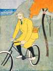 Man Riding Bicycle Art Print