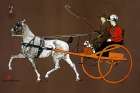 Couple in a Carriage 1902 Art Print