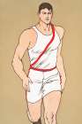 Runner 1908 Art Print