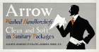 Arrow washed handkerchiefs Vintage Print