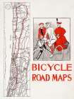 Bicycle road maps Art Print