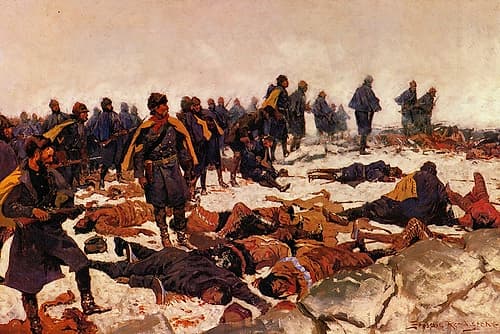 Battle of Warbonnet Creek Figurative Print