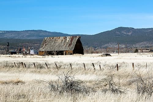 An Old Hay Barn-Susanville-Lassen County-California Landscape Print