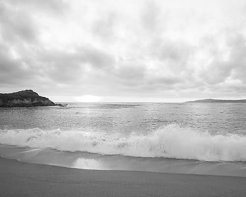 Pacific Coast Sunset at Monterey-California Landscape Print
