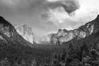 Valley at Yosemite National Park Art Print