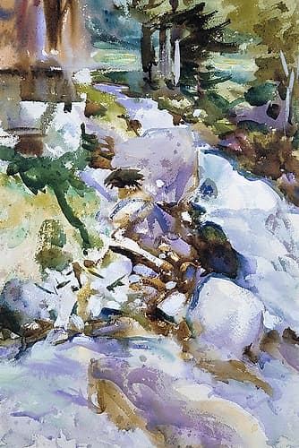 Rushing Brook Landscape Print