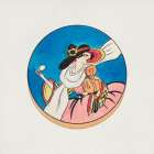 Design for a Noritake Compact I Vintage Print