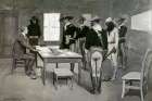 Apache Before The Indian Agency Vintage Print