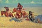 The Buffalo Runners - Big Horn Basin Vintage Print