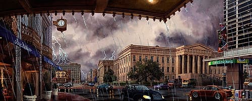 Washington Chronicle III Landscape Print