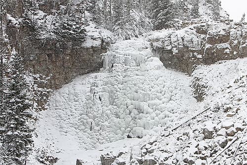 Rustic Falls, Yellowstone National Park Landscape Print