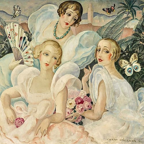 Les femmes fatales Art Print