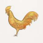 Cock Weather Vane Art Print