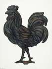 Rooster Weather Vane Art Print
