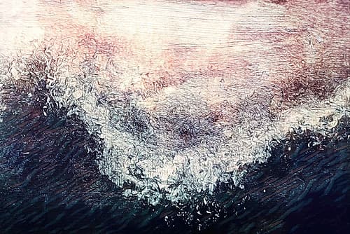 Breaking Wave Art Print by Alpenglow Workshop