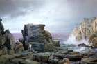 A Rocky Coast Art Print