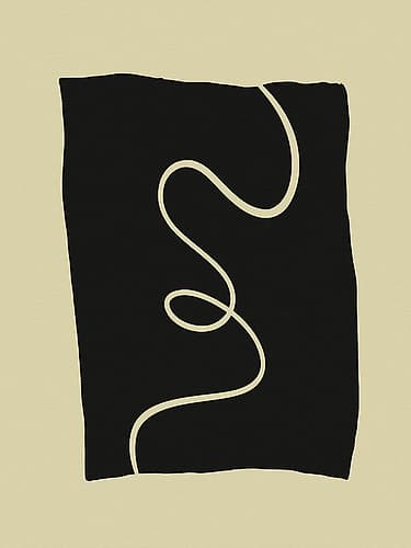 Beige Lines II Art Print