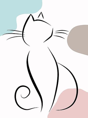 Elegant Cat II Art Print by Alpenglow Workshop