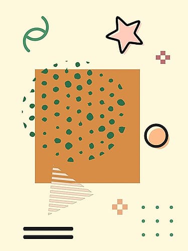 Geometric Arrangment II Art Print