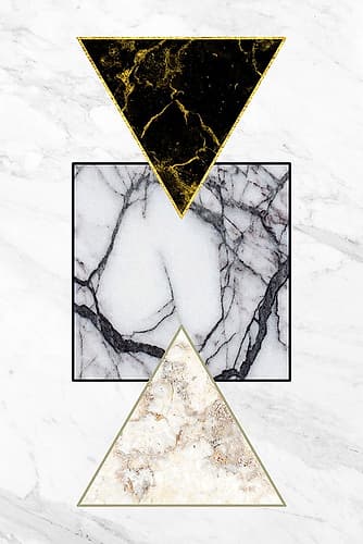 Marble Shapes Art Print by Alpenglow Workshop