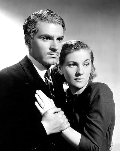 Laurence Olivier, Joan Fontaine, Rebecca, 1940 Art Print