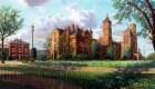 Washington Chronicle Smithsonian at the Mall Landscape Print