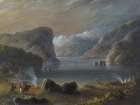 Lake Scene Art Print