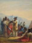 Presents to Indians Art Print