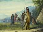 Snake Indian Camp Art Print