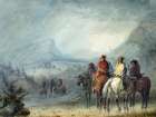 Waiting for the Caravan Art Print