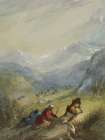 Mountain Sheep Art Print