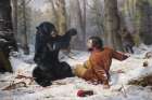 The Life of a Hunter, A Tight Fix Art Print